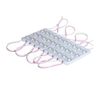 Светодиодный модуль розовый 5050-3Led-P-0,72 W-12V (smd5050, IP65, 48 мм)
