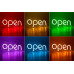 Неоновая вывеска "OPEN " RGB синхронно вся вывеска (с контроллером)