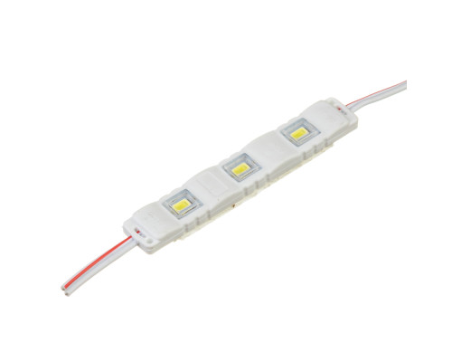 Модуль МТК 12V белый холодный 3led smd5730 1Вт IP65