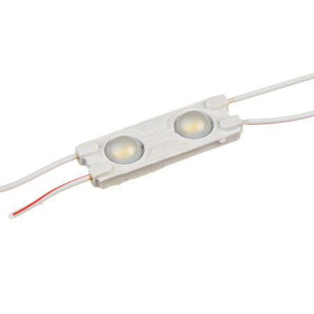 Модуль МТК 12V белый холодный 2led smd5730 1Вт IP65