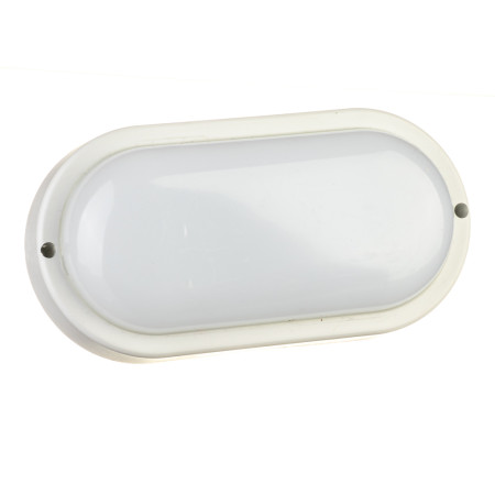 Led светильник накладной ЖКХ 12Вт 6000К овал IP40