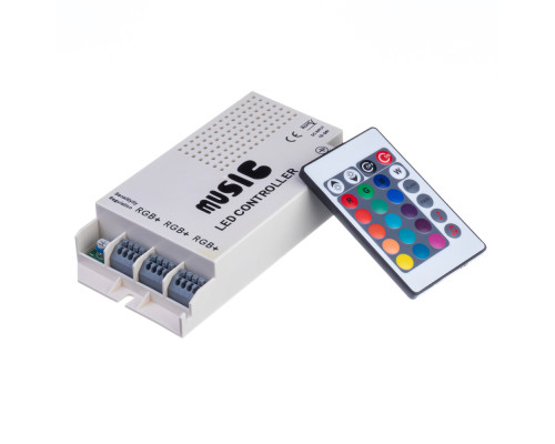 Контроллер музыкальный RGB 9А 108Вт (RR 24 кнопки)