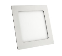 Led светильник точечный 12Вт 3000К квадратный пластик IP20