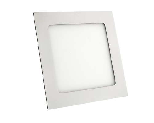 Led светильник точечный 12Вт 3000К квадратный пластик IP20