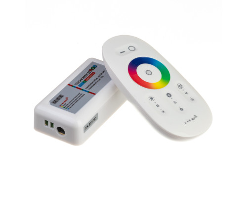 Контроллер белый RGB 18А 216Вт, (8 кнопок) 
