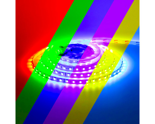 Led лента 12В rgb AVT smd5050 60LED/m IP20, 1м