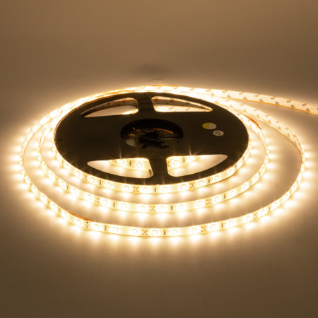 Led лента 12В теплая белая AVT smd3528 60LED/m IP65, 1м