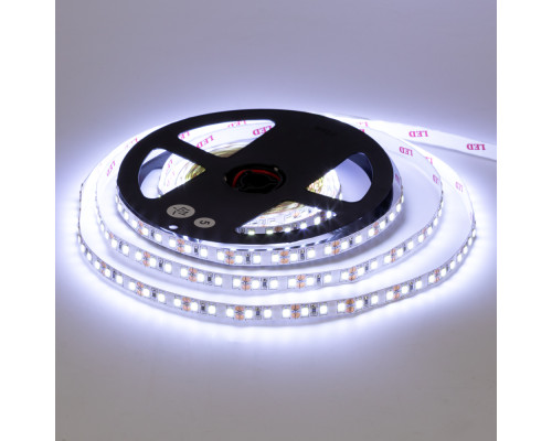 Led лента 12В холодная белая AVT smd2835 120LED/m IP20, 1м