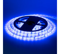 Led лента 12В синяя smd2835 60LED/m IP20, 1м
