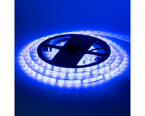 Led лента 12В синяя smd2835 60LED/m IP20, 1м