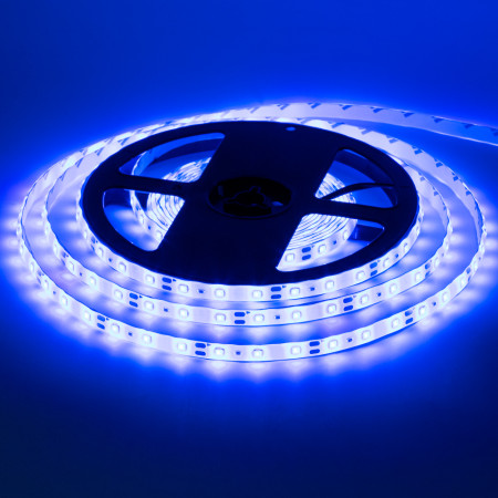 Led лента 12В синяя smd2835 60LED/m IP65, 1м