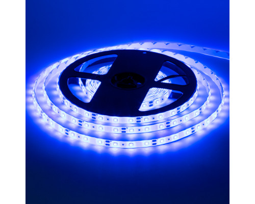 Led лента 12В синяя smd2835 60LED/m IP65, 1м