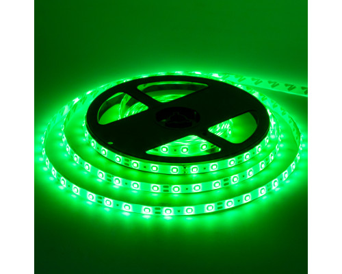 Led лента 12В зеленая smd2835 60LED/m IP65, 1м