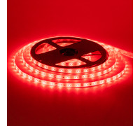 Led лента 12В красная smd2835 60LED/m IP65, 1м