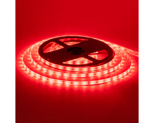 Led лента 12В красная smd2835 60LED/m IP65, 1м