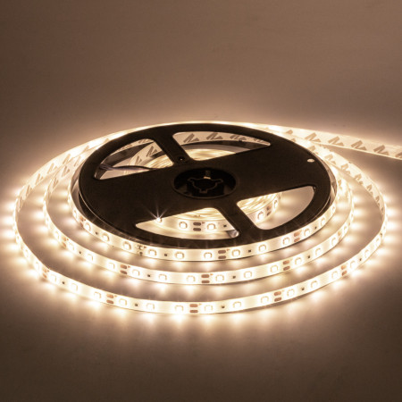 Led стрічка 12В тепла бІла smd2835 60led/m IP20, 1м