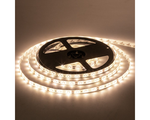 Led лента 12В теплая белая smd2835 60LED/m IP20, 1м