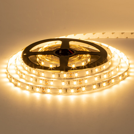 Led лента 12В белая теплая smd5730 60LED/m IP20, 1м