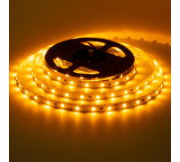Led лента 12В желтая smd2835 60LED/m IP20, 1м