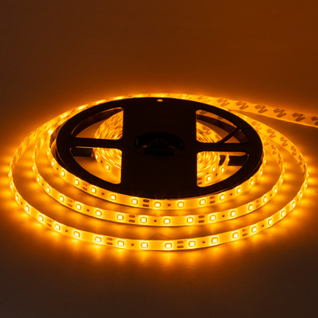 Led стрічка 12В жовта smd2835 60LED/m IP65, 1м