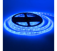 Led лента 12В синяя smd2835 120LED/m IP20, 1м
