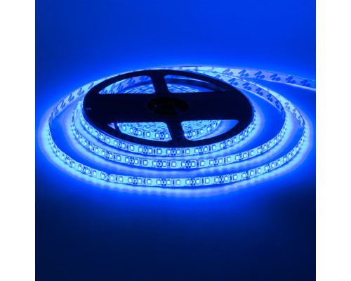 Led лента 12В синяя smd2835 120LED/m IP20, 1м