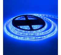 Led лента 12В синяя smd2835 120LED/m IP65, 1м
