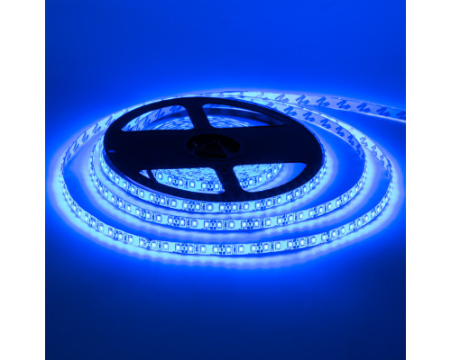 Led лента 12В синяя smd2835 120LED/m IP65, 1м