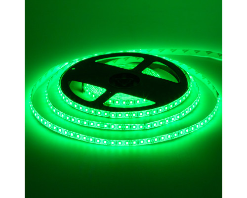 Led лента 12В зеленая smd2835 120LED/m IP20, 1м