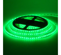 Led лента 12В зеленая smd2835 120LED/m IP65, 1м