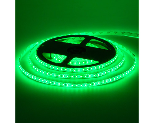 Led лента 12В зеленая smd2835 120LED/m IP65, 1м
