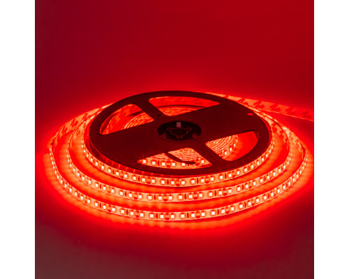 Led лента 12В красная smd2835 120LED/m IP65, 1м