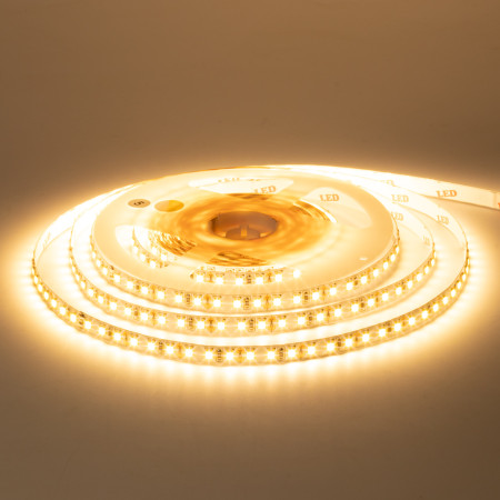 Led лента 12В теплая белая Motoko smd2835 120LED/m IP20, 1м