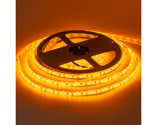 Led лента 12В желтая smd2835 120LED/m IP20, 1м