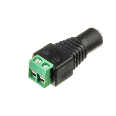 Led коннектор mini jack 5,5 mm ("мама")