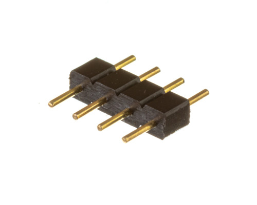 Led коннектор RGB 10 mm ("папа"+4 pin)