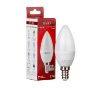 Led лампа Sivio 10Вт C37 нейтральная белая E14 4100K