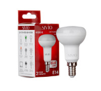 Led лампа Sivio 7Вт R50 нейтральная белая E14 4100K