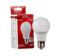 Led лампа Sivio 10Вт А60 теплая белая E27 3000K