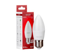 Led лампа Sivio 10Вт C37 нейтральная белая E27 4100K