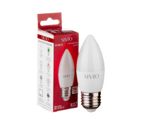 Led лампа Sivio 7Вт C37 нейтральная белая E27 4100K