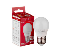 Led лампа Sivio 6Вт G45 нейтральная белая E27 4100K