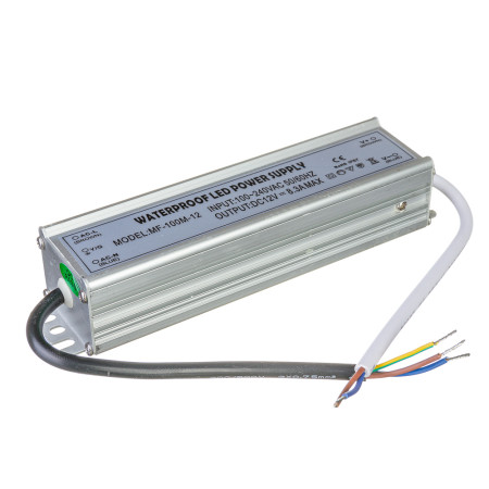 Блок живлення для стрічки 12В F-8.3 A 100W герметичний