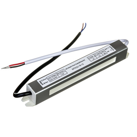 Led блок 12В SLIM/1.5A 18 Bт IP65