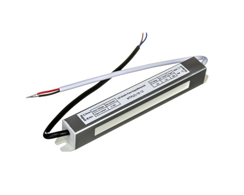 Led блок 12В SLIM/1.5A 18 Bт IP65