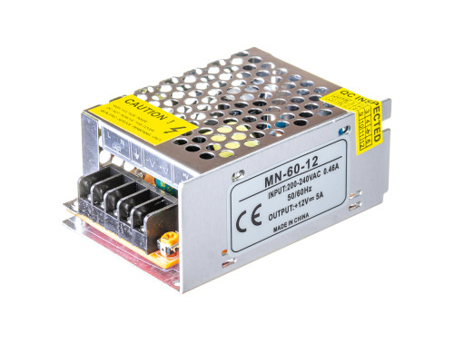 Led блок 12В MN/5A 60 Bт IP20