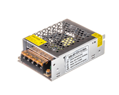 Led блок 12В MN/6.6A 80 Bт IP20