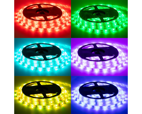 Led лента 12В rgb smd5050 30LED/m IP65, 1м