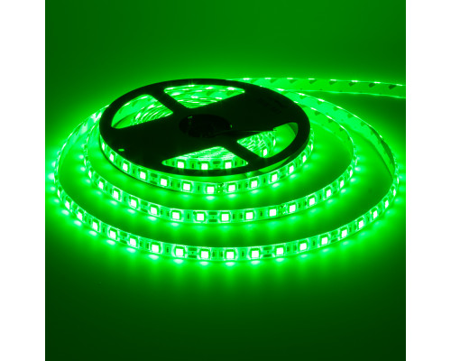 Led лента 12В зеленая smd5050 60LED/m IP20, 1м
