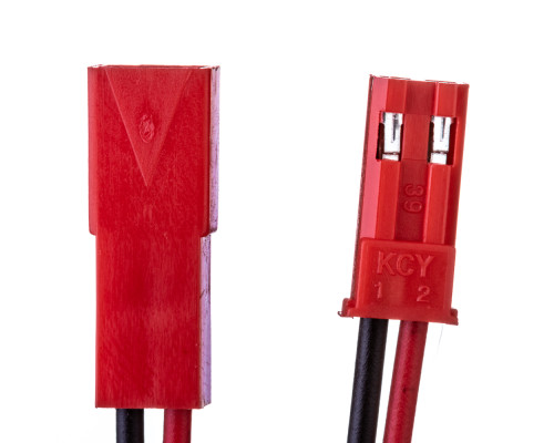 Led коннектор "папа"+"мама" 12 В 2pin красный